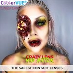 ColorVue Crazy Kontaktlinsen - Mad Hatter (2 St. Jahreslinsen) – ohne Stärke