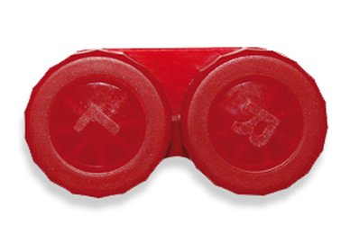 Klassischer Behälter (Ersatzbehälter) einfarbig Rot