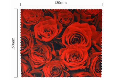 Mikrofaser Brillenputztuch – der Rose