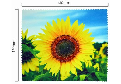 Mikrofaser Brillenputztuch – der Sonnenblume