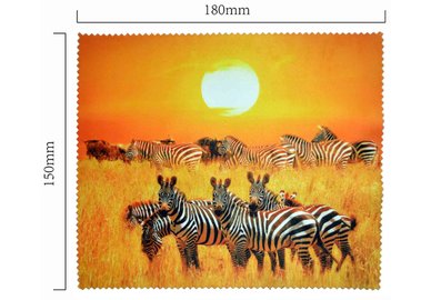 Mikrofaser Brillenputztuch – Zebras