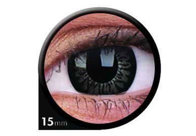 ColorVue Big Eyes - Awesome Black (2 St. 3-Monatslinsen) – ohne Stärke