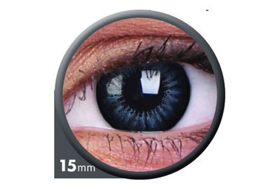ColorVue Big Eyes - Evening Grey (2 St. 3-Monatslinsen) – ohne Stärke