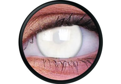 ColorVue Crazy Kontaktlinsen - Blind White (2 St. Jahreslinsen) – ohne Stärke