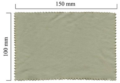 Mikrofaser Brillenputztuch – grau 100x150