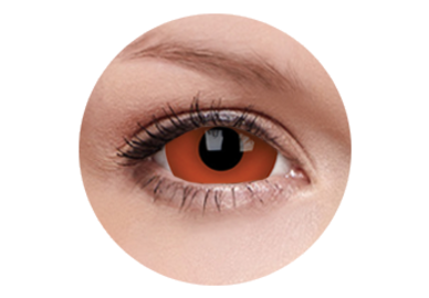 ColorVue Crazy  Kontaktlinsen 17 mm - Red Devil (2 St. Jahreslinsen) – ohne Stärke