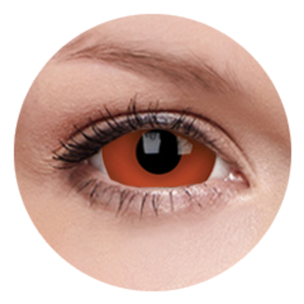 ColorVue Crazy  Kontaktlinsen 17 mm - Red Devil (2 St. Jahreslinsen) – ohne Stärke