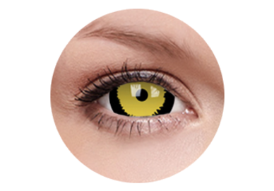 ColorVue Crazy  Kontaktlinsen 17 mm - Tigera (2 St. Jahreslinsen) – ohne Stärke
