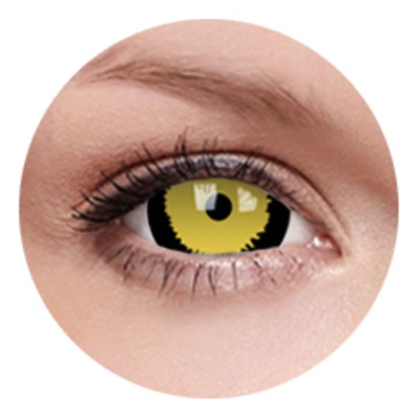ColorVue Crazy  Kontaktlinsen 17 mm - Tigera (2 St. Jahreslinsen) – ohne Stärke
