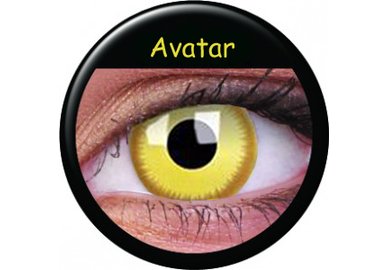 ColorVue Crazy Kontaktlinsen - Avatar (2 St. Jahreslinsen) – ohne Stärke