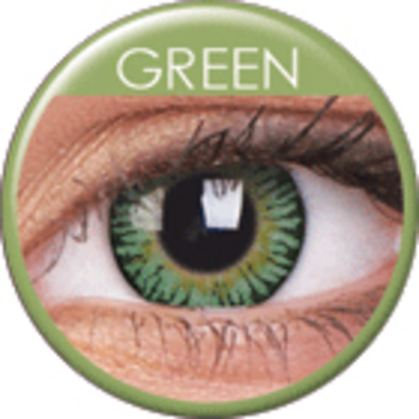 ColorVue 3 Tones - Green (2 St. 3-Monatslinsen) – ohne Stärke