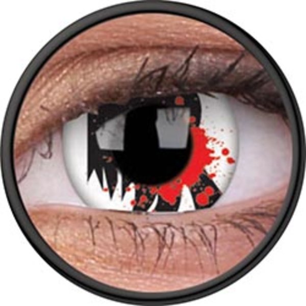 ColorVue Crazy Kontaktlinsen - Bloodscream (2 St. Jahreslinsen) – ohne Stärke