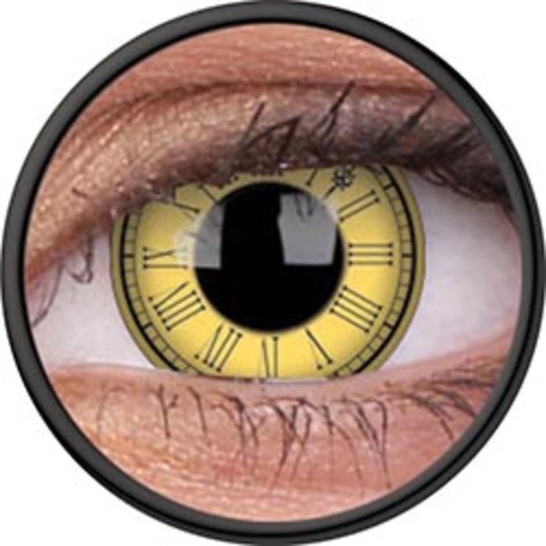 ColourVue Crazy Kontaktlinsen - Timekeeper (2 St. Jahreslinsen) – ohne Stärke