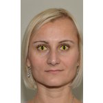 ColorVue Crazy Kontaktlinsen - Cat Eye (2 St. Jahreslinsen) – ohne Stärke