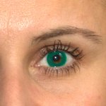 ColorVue Crazy Kontaktlinsen - Emerald (2 St. Jahreslinsen) – ohne Stärke