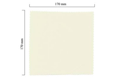 Mikrofaser Brillenputztuch – weiß 170x170