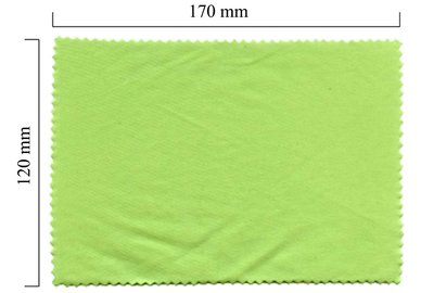 Mikrofaser Brillenputztuch – grün 120x170