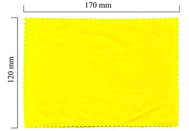 Mikrofaser Brillenputztuch – gelb 120x170