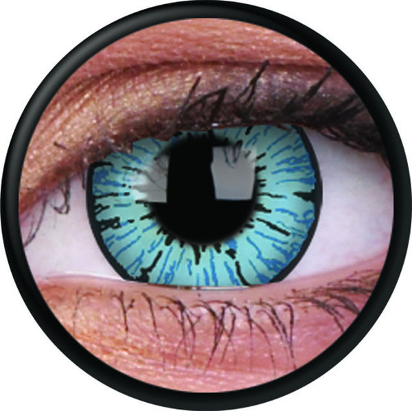ColorVue Crazy Kontaktlinsen - Blizzard (2 St. Jahreslinsen) – ohne Stärke