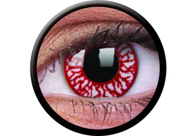 ColorVue Crazy Kontaktlinsen - Blood Shot (2 St. Jahreslinsen) – ohne Stärke