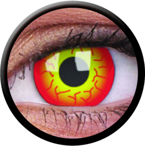 ColorVue Crazy Kontaktlinsen - Darth Maul (2 St. Jahreslinsen) – ohne Stärke