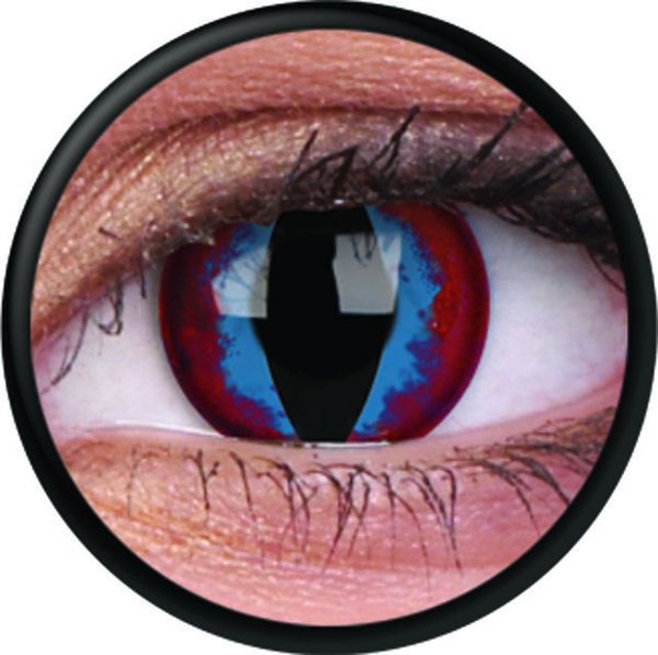 ColorVue Crazy Kontaktlinsen - Dream Slayer (2 St. Jahreslinsen) – ohne Stärke