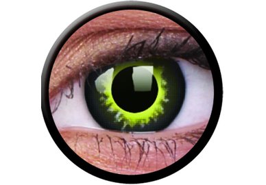 ColorVue Crazy Kontaktlinsen - Eclipse (2 St. Jahreslinsen) – ohne Stärke