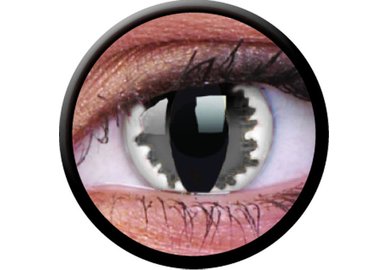 ColorVue Crazy Kontaktlinsen - Grey Dragon (2 St. Jahreslinsen) – ohne Stärke
