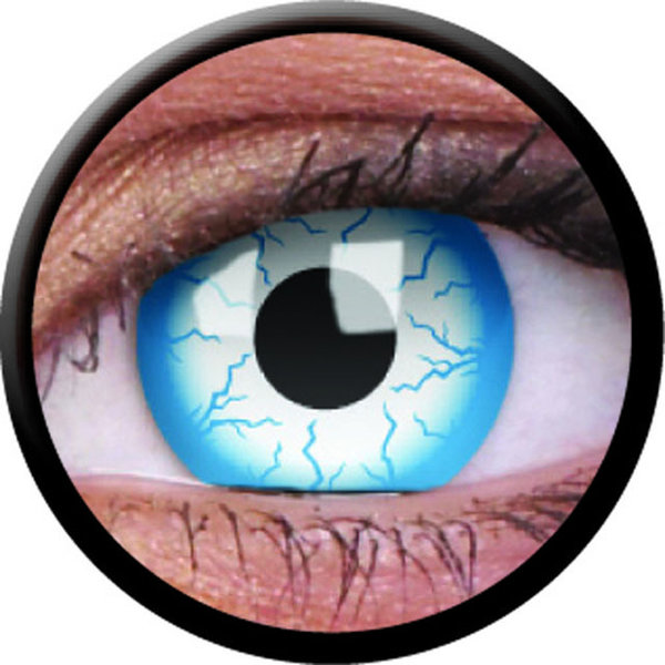 ColorVue Crazy Kontaktlinsen - Lightning (2 St. Jahreslinsen) – ohne Stärke