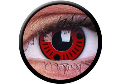 ColourVue Crazy Kontaktlinsen - Sasuke (2 St. Jahreslinsen) – ohne Stärke