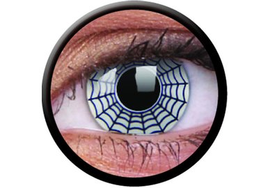 ColourVue Crazy Kontaktlinsen - Spider (2 St. Jahreslinsen) – ohne Stärke
