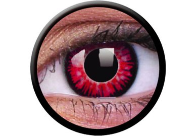 ColourVue Crazy Kontaktlinsen - Vampirei (2 St. Jahreslinsen) – ohne Stärke