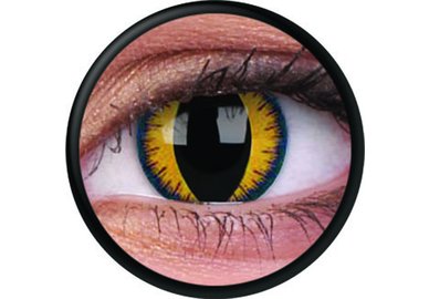 ColourVue Crazy Kontaktlinsen - Wolf Moon (2 St. Jahreslinsen) – ohne Stärke