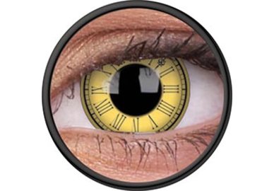 ColourVue Crazy Kontaktlinsen - Timekeeper (2 St. Jahreslinsen) – ohne Stärke